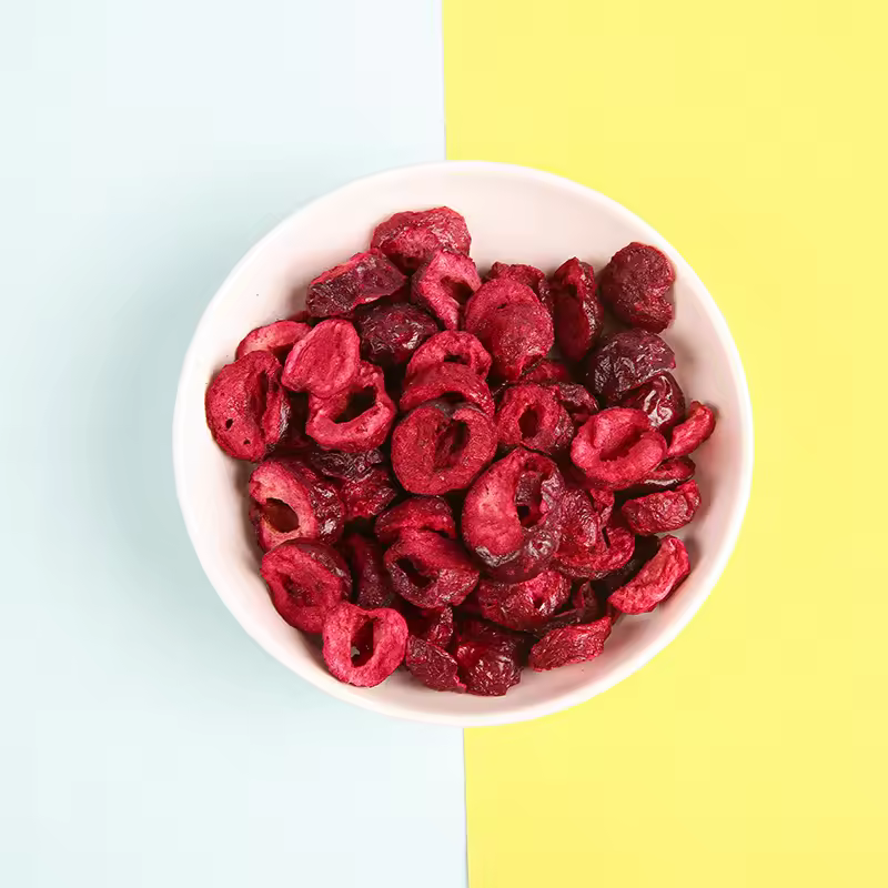 Crispy Freeze-dried Cherry,with no added sugar.