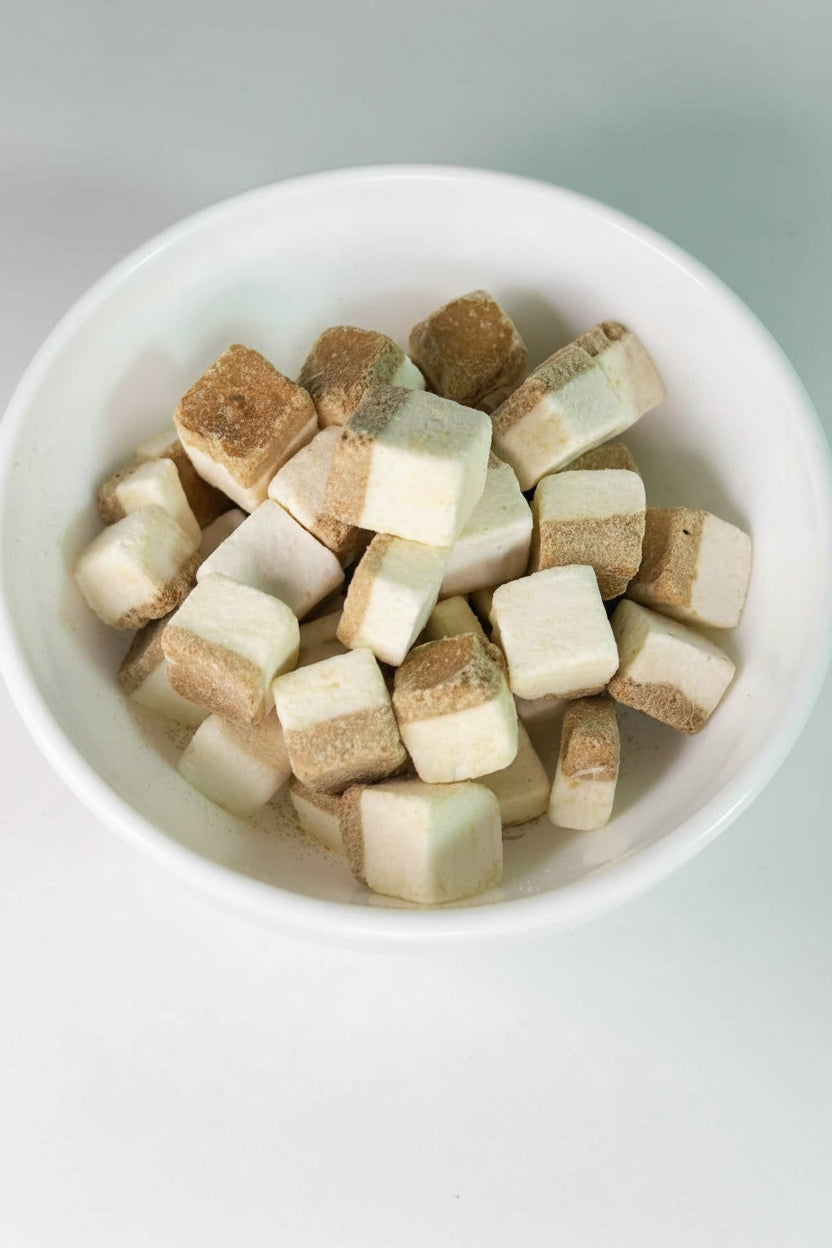 Freeze-dried coconut latte