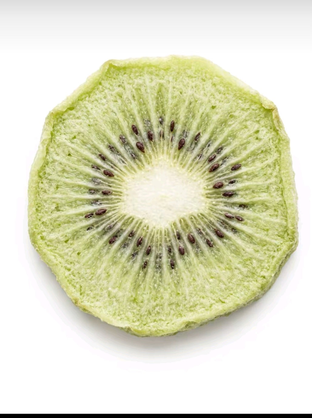 Crispy freeze-dried kiwi with no added sugar