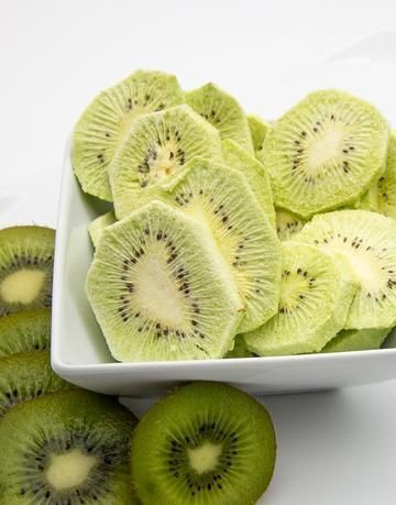 Crispy, freeze-dried kiwi,with no sugar.