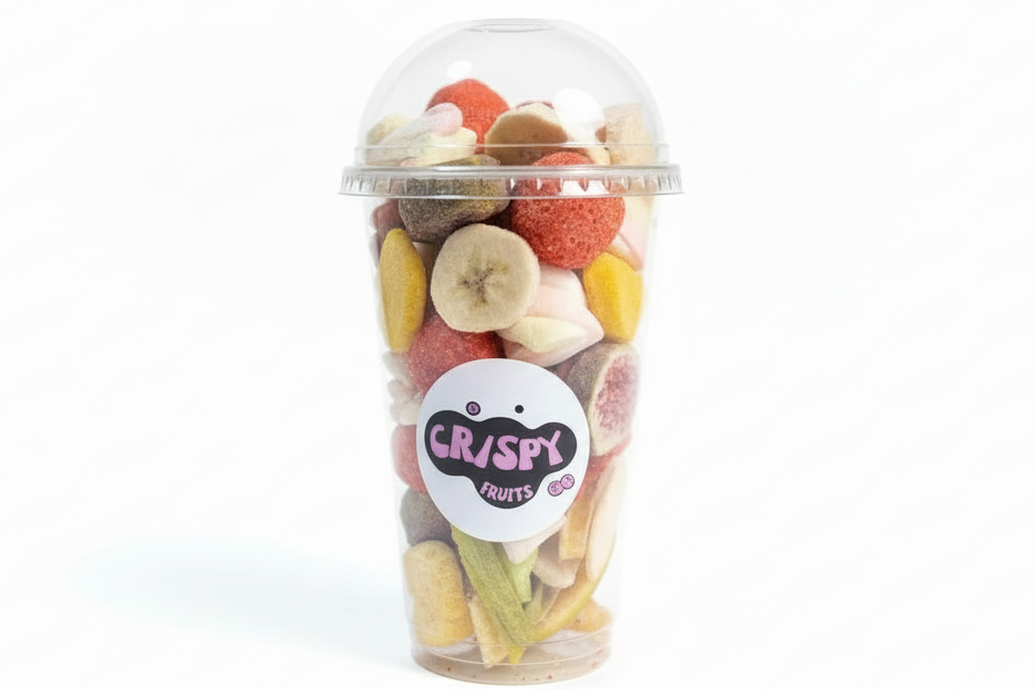 Crunchy Fruit Mix Cup (Freeze-Dried) – With Crispy Marshmallows