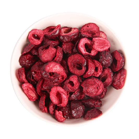 Crispy Freeze-dried Cherry,with no added sugar.